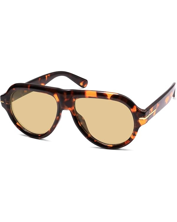 Polarized Aviator Sunglasses Trendy RetroWomens Mens 90s Classic Vintage Sun Glasses AR82379 | Amazon (US)