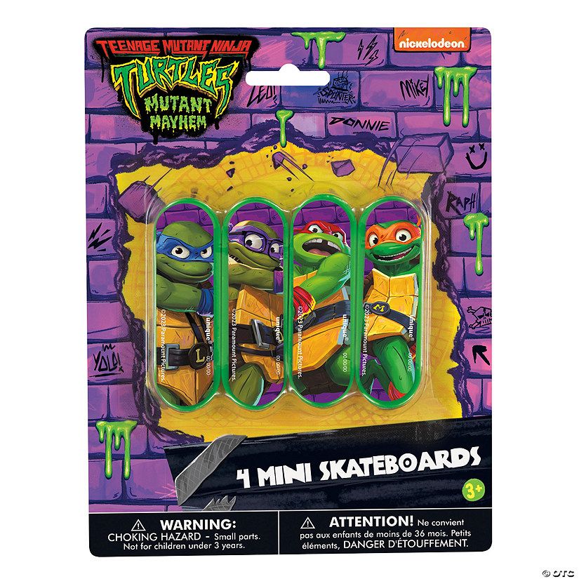 Teenage Mutant Ninja Turtles™: Mutant Mayhem Mini Skateboards | Oriental Trading Company