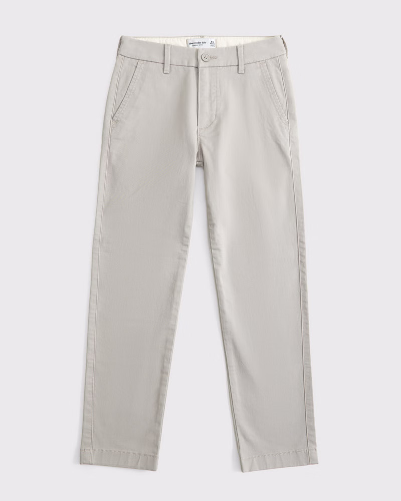 boys straight twill chinos | boys bottoms | Abercrombie.com | Abercrombie & Fitch (US)