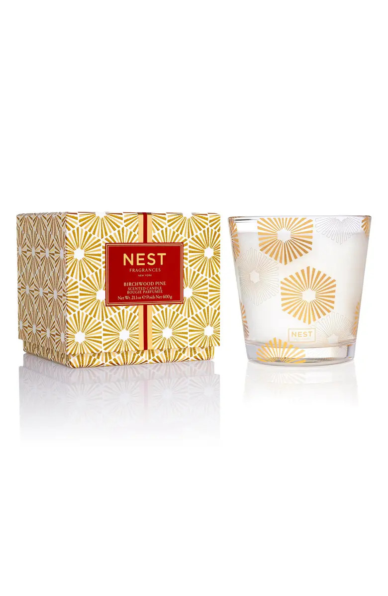 NEST Fragrances Birchwood Pine 3-Wick Candle | Nordstrom | Nordstrom