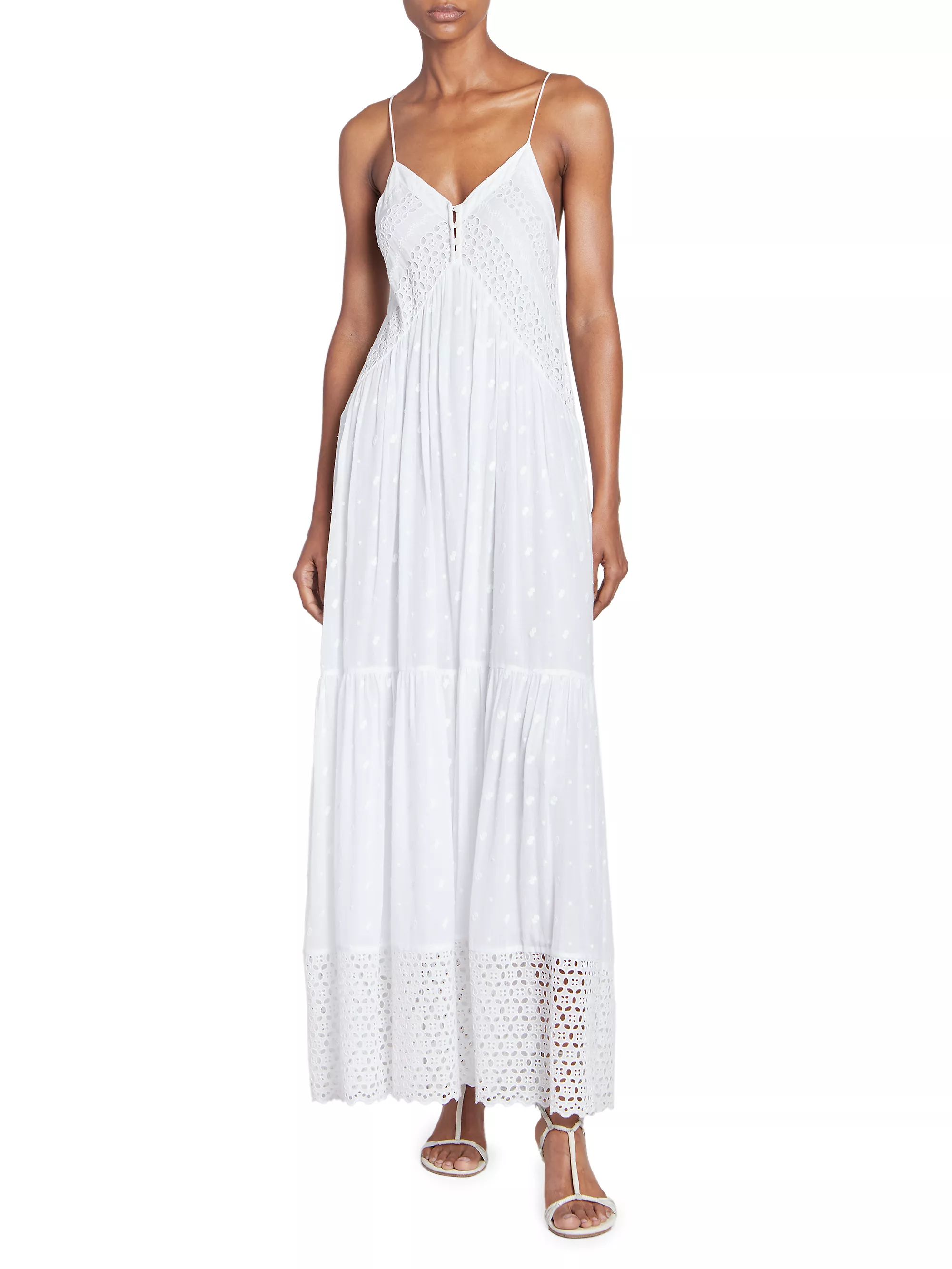 Sabba Embroidered Cotton Maxi Dress | Saks Fifth Avenue