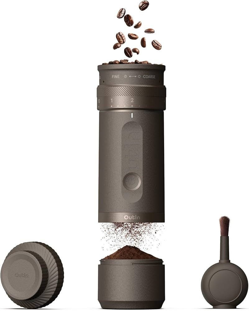 OutIn Fino Portable Electric Coffee Grinder,Adjustable Coffee Bean Grinder with 28 Precise Grind ... | Amazon (US)