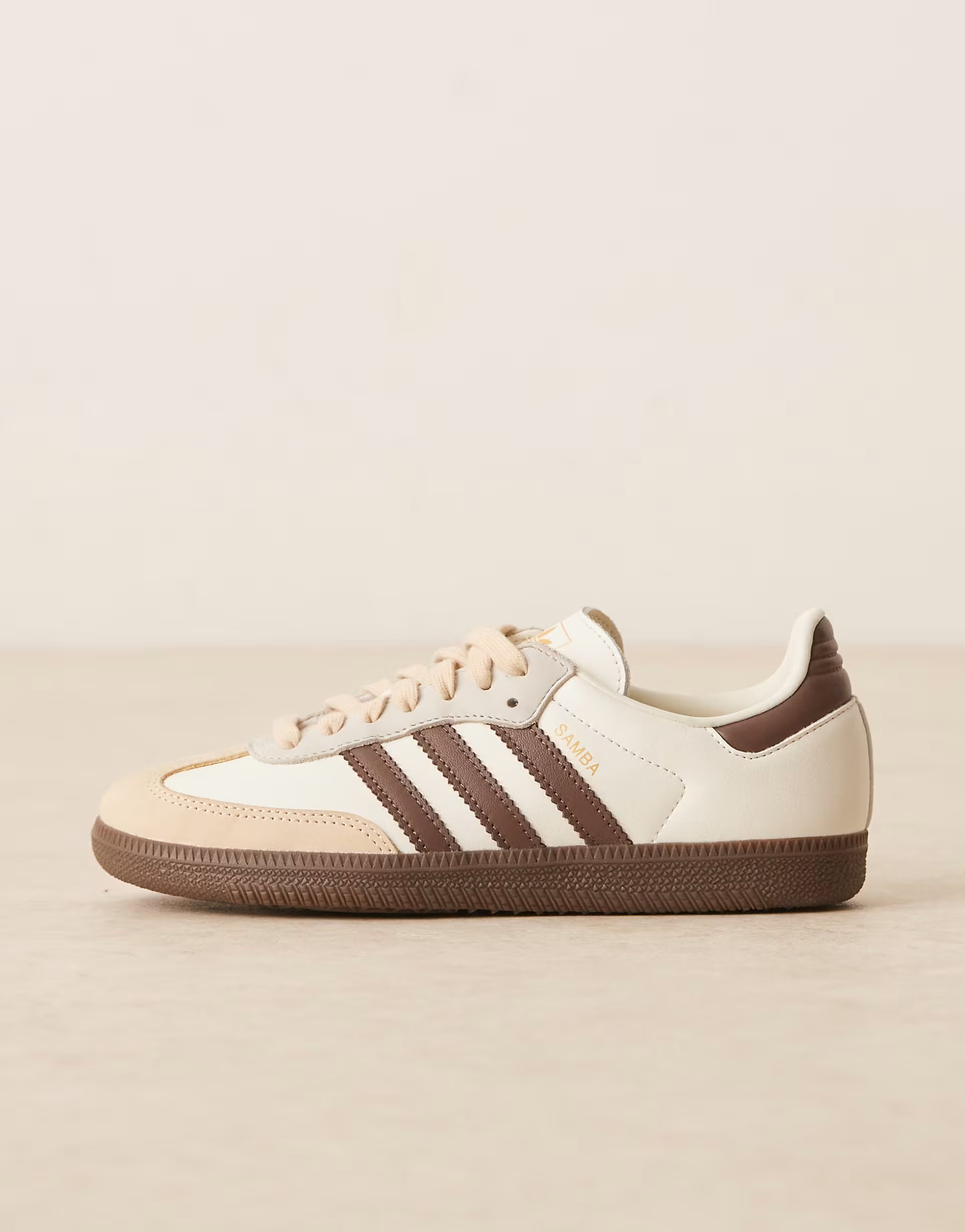 adidas Originals Samba OG trainers in cream and brown | ASOS (Global)