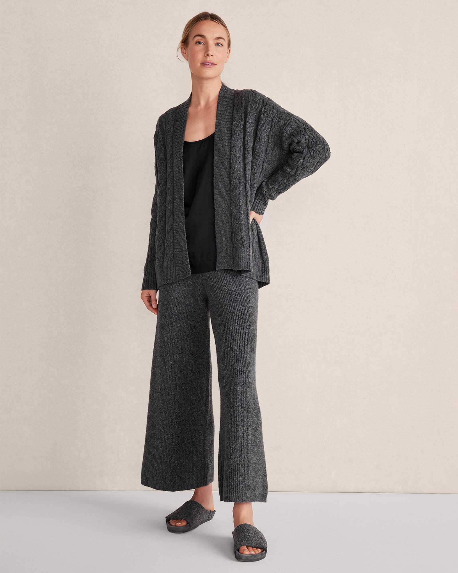 Organic Cotton Blend Wide Leg Pants | Haven Well Within