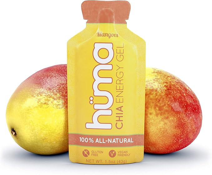 Huma Chia Energy Gel, Mangoes, 12 Gels - Premier Sports Nutrition for Endurance Exercise | Amazon (US)