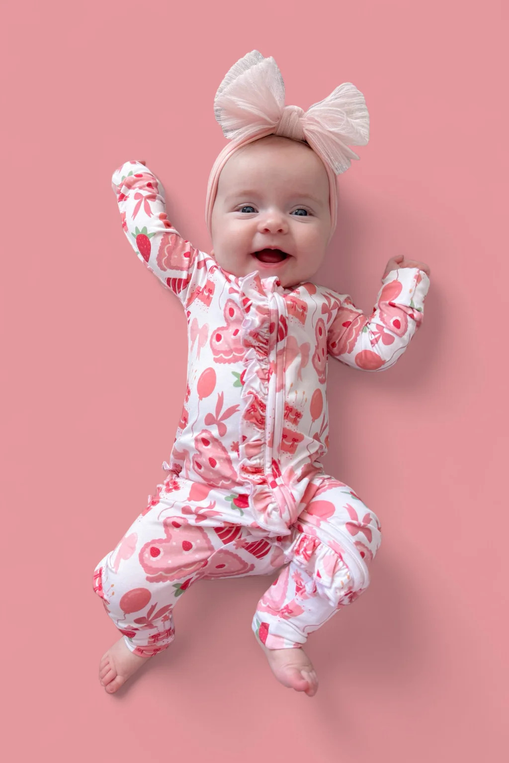 BERRY SWEET BIRTHDAY DREAM RUFFLE ROMPER | Dream Big Little Co.