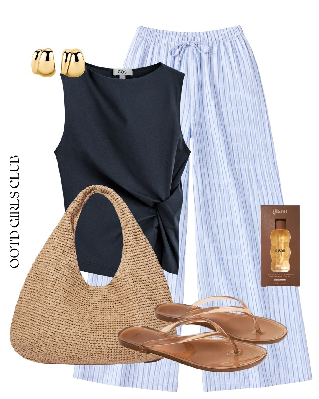 Blue striped trouser styling

#LTKuk #LTKsummer #LTKspring