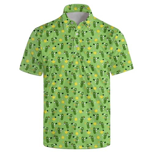 MSCPZH Pickleballs Golf Shirts for Men Pickleballs Shirt Funny Pickleballs Golf Polos for Men Pickle Ball Shirts | Amazon (US)