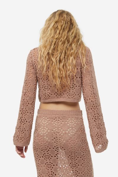 Short Hole-knit Sweater | H&M (US + CA)