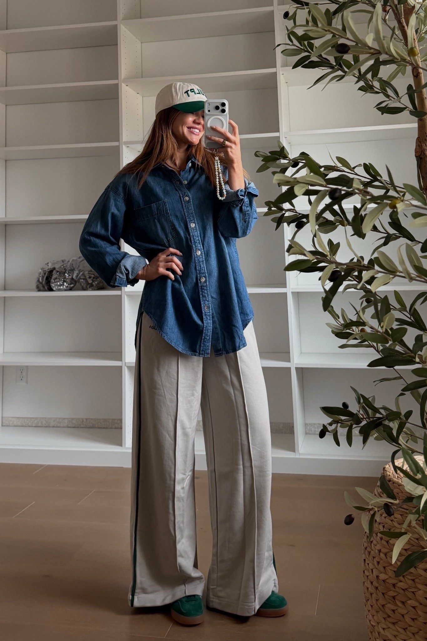 a look!! denim top: xs // pants: xs 

amazon fashion, spring outfit, adidas track pant, austin, texas, michele jaliene 

#LTKootd #LTKActive #LTKgrwm