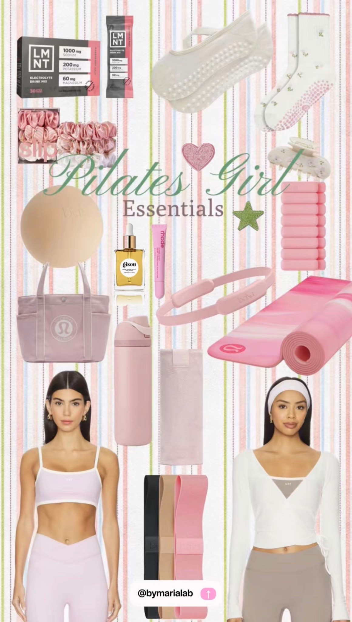 Pilates girl essentials 🌸🩰✨

#LTKootd #LTKselfcare #LTKfitnessgoals