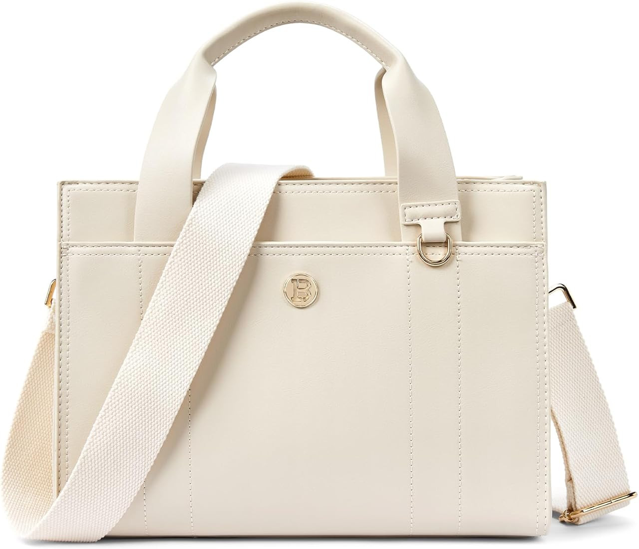 BOSTANTEN Small Tote Bag for Women Crossbody Trendy Purses Vegan Leather Satchel Handbags with Sh... | Amazon (US)