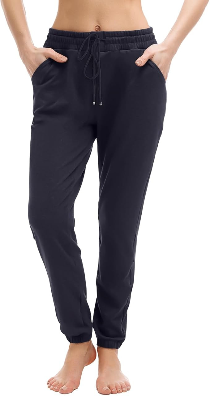 Walifrey Joggers with Pockets, Drawstring Sweatpants Women | Soft breathable fabric, Adjustable w... | Amazon (US)