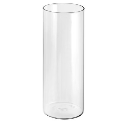 Unique Bargains High Borosilicate Glass Wear Resistant Clear Cylinder Vase 7.1"x2.6" | Target