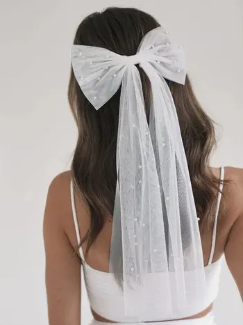 Six Stories Pearl Bride Hair Bow | Nordstrom | Nordstrom
