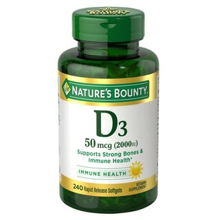 Nature's Bounty Vitamin D3 Softgels 2000 IU | CVS