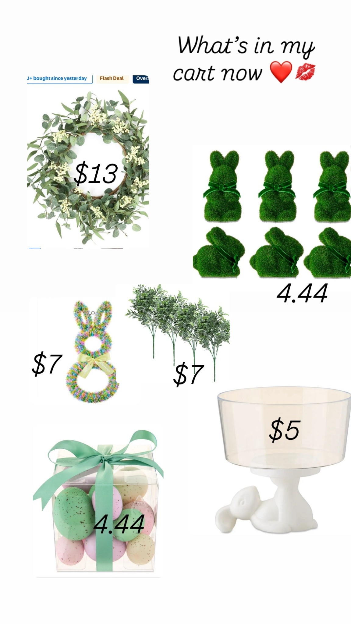 In my cart now! Easter and spring decor ❤️

#LTKSaleAlert #LTKSeasonal #LTKHome