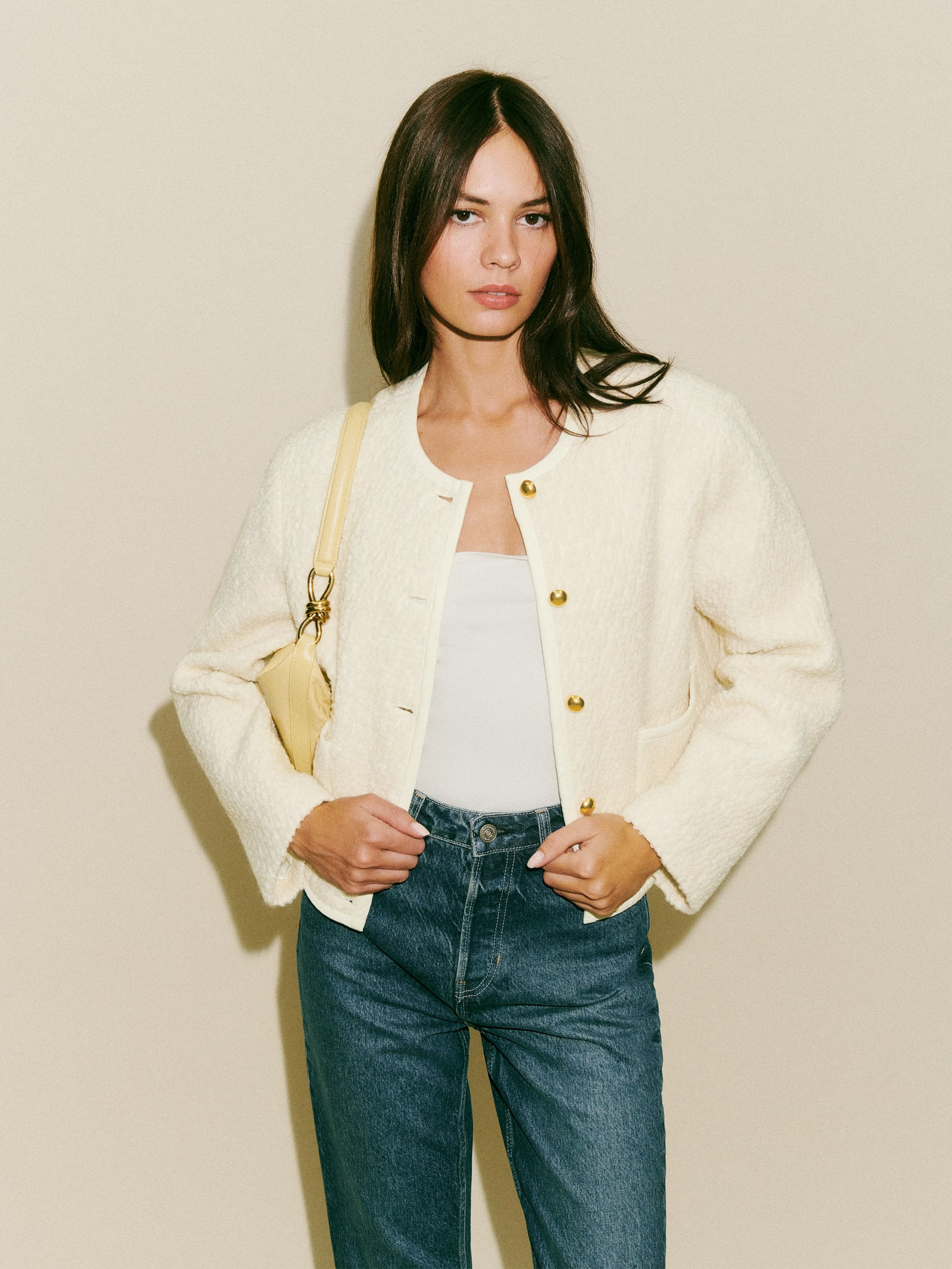 Dale Cropped Jacket | Reformation (Global)
