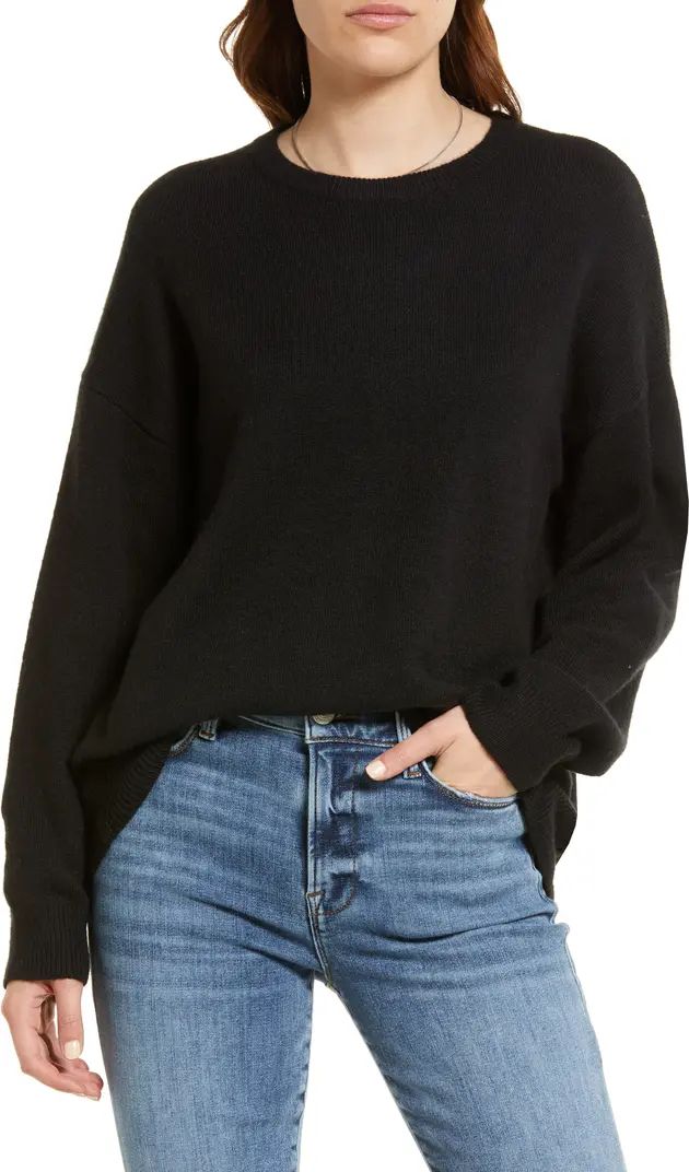 Organic Cotton Blend Crewneck Sweater | Nordstrom