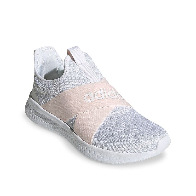 adidas Puremotion Adapt Slip-On Sneaker - Women's - White/Light Pink - Size 8 - Slip-On | DSW