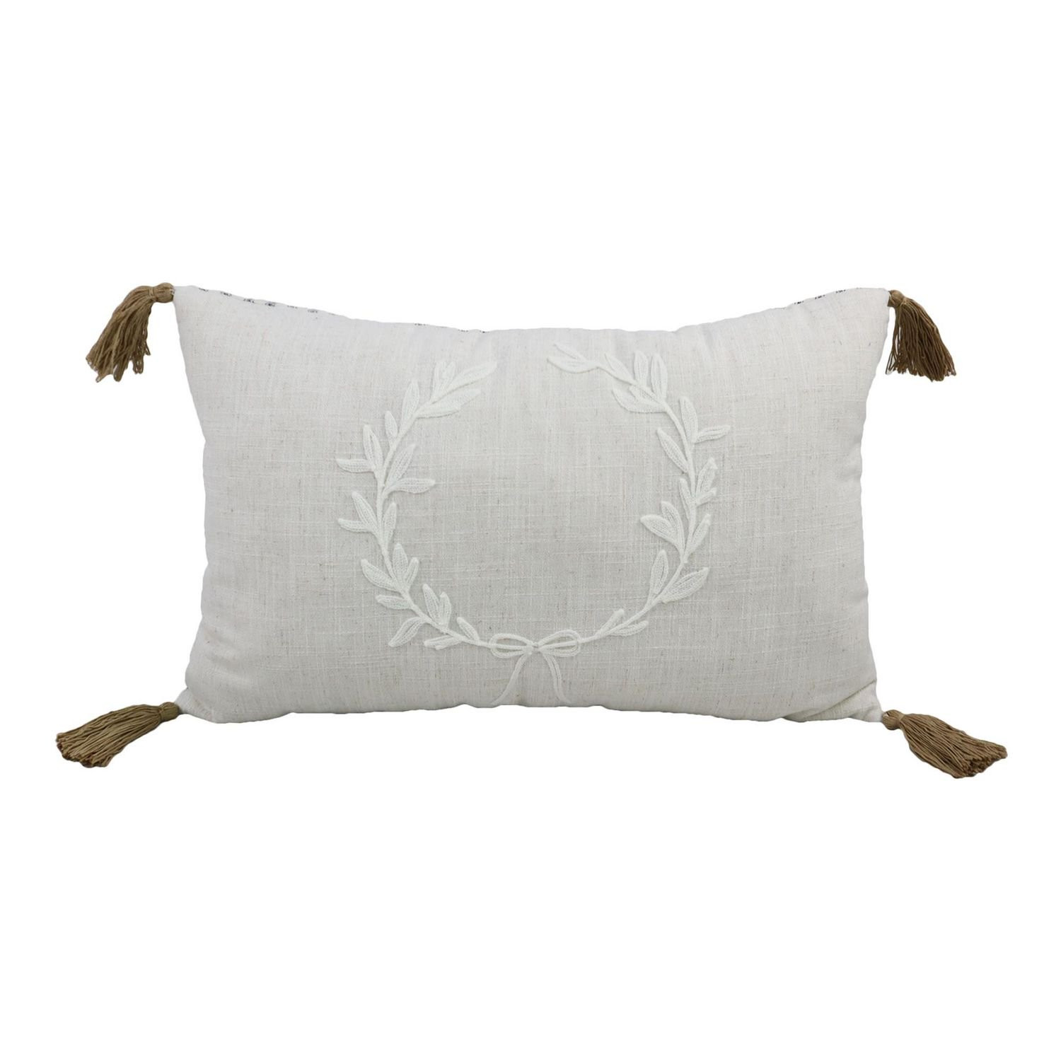 FRAÎCHE Holiday Wreath Cushion, 20x13-in | Walmart (CA)