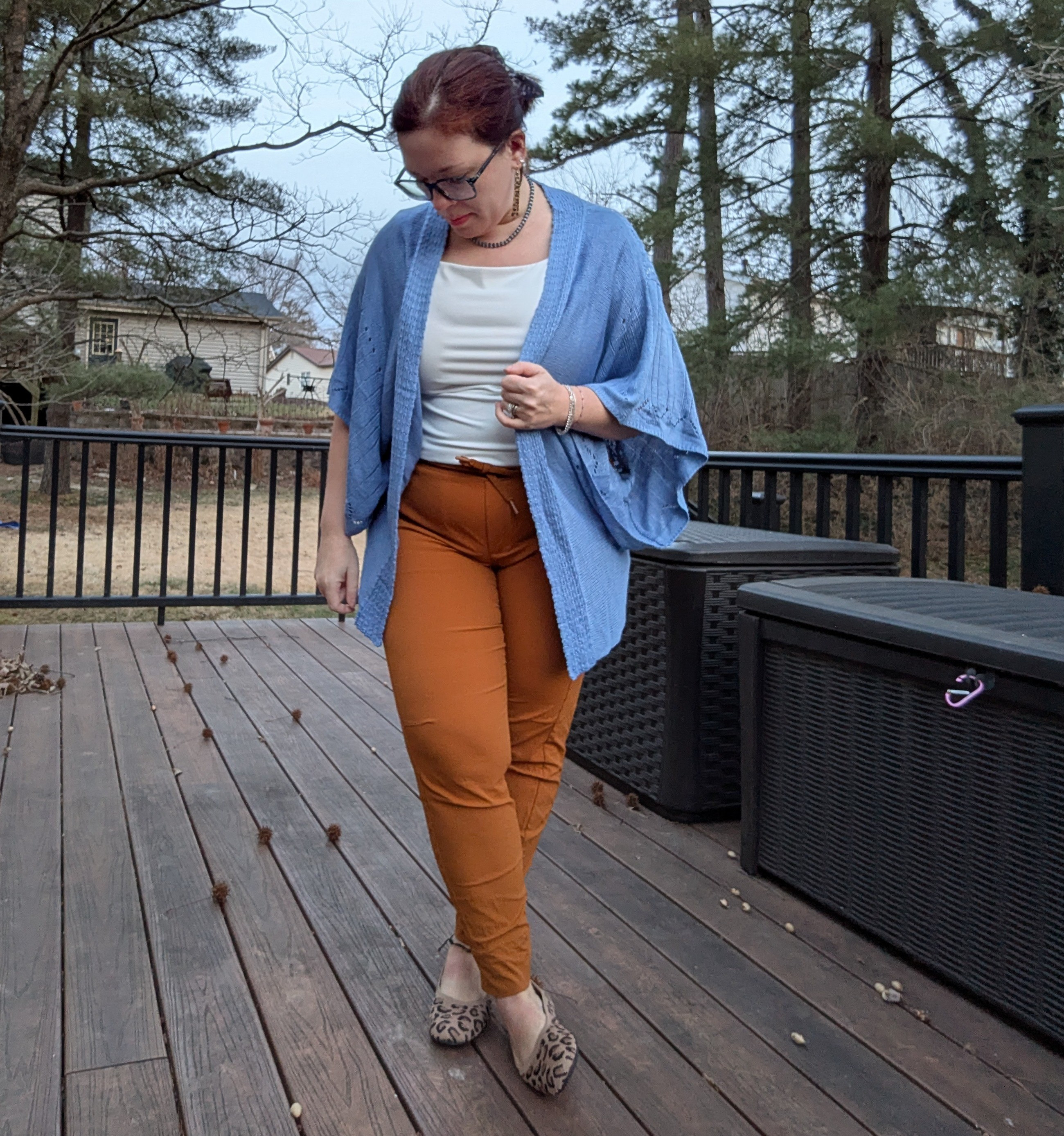 Cardigan tts, tee tts, pants similar, shoes tts

#LTKPetite #LTKMidsize #LTKSeasonal