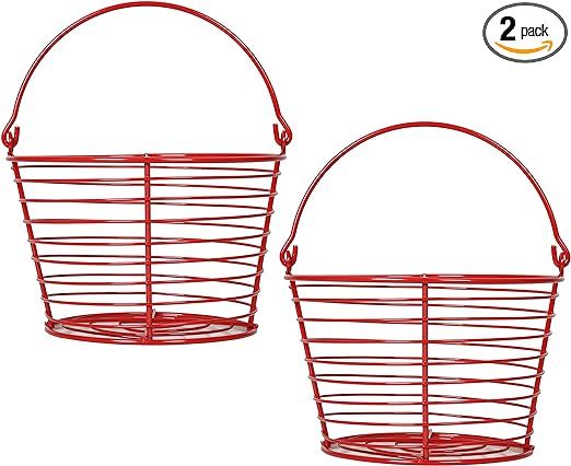 CONCORD 8" Egg Basket For Storage Collecting and Transporting Chicken and Duck Eggs. Farm Grade W... | Amazon (US)