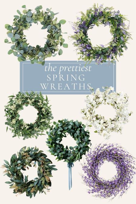 Best spring wreaths for your front door  

#LTKhome #LTKSeasonal #LTKfindsunder50
