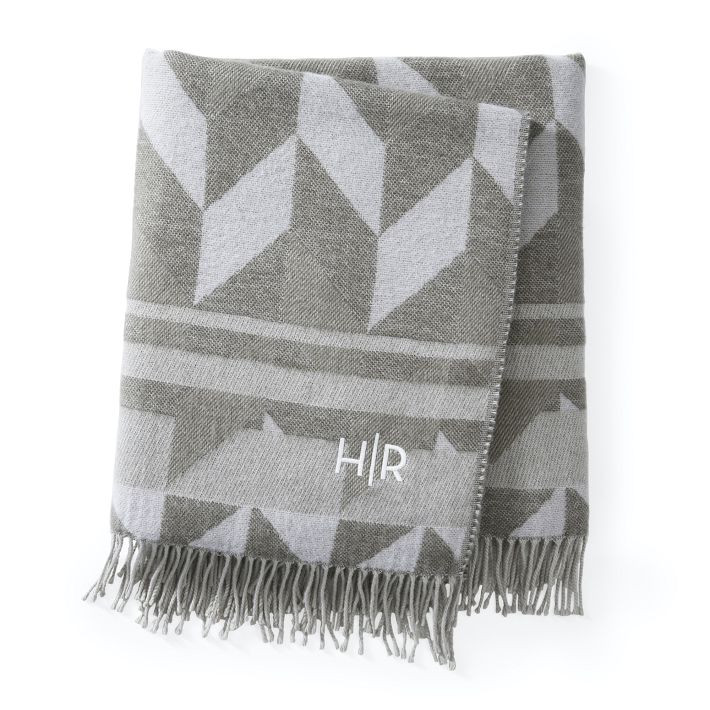 Italian Chevron Throw Blanket | Mark and Graham