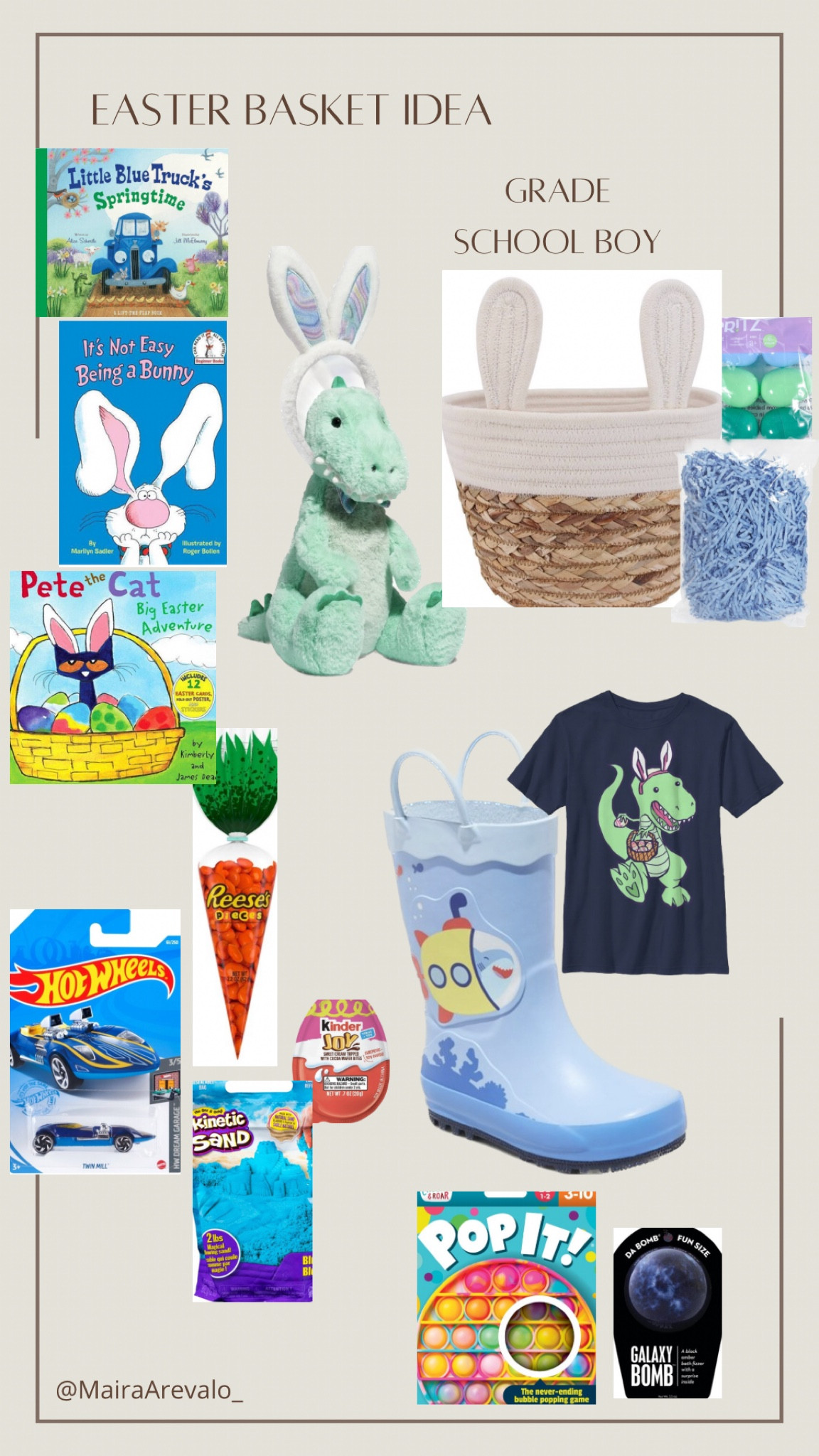 Easter basket idea for grade school boy. 

#LTKkids #LTKGiftGuide #LTKSeasonal