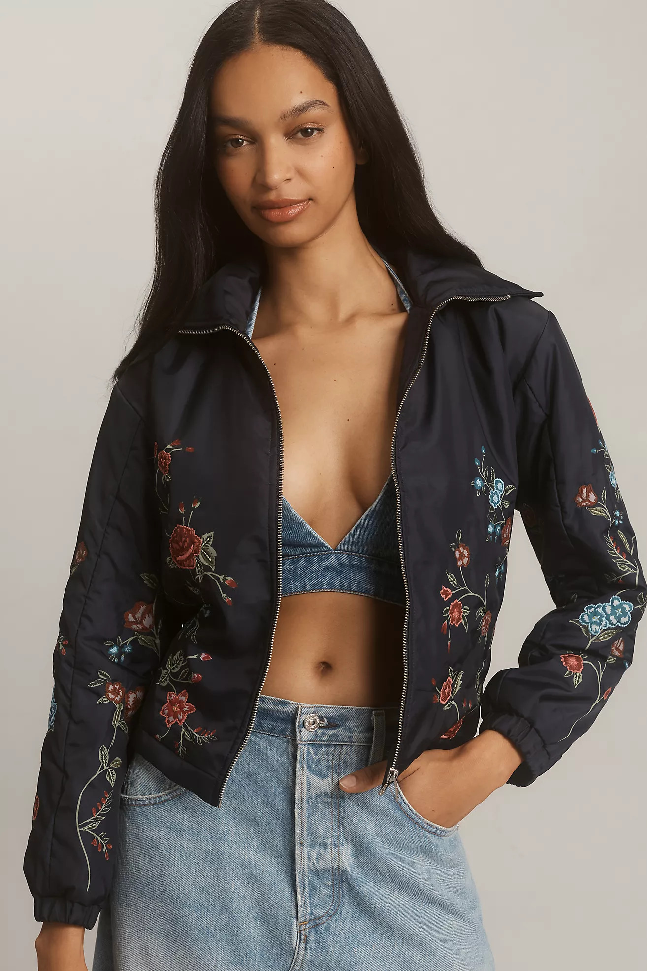 By Anthropologie Floral Quilted Jacket | Anthropologie (US)