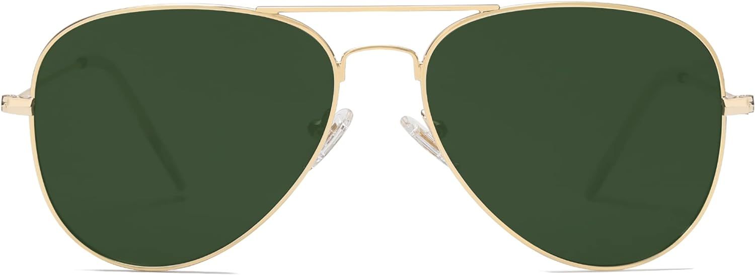 SOJOS Classic Aviator Polarized Sunglasses for Men Women Vintage Retro Style SJ1054 | Amazon (US)