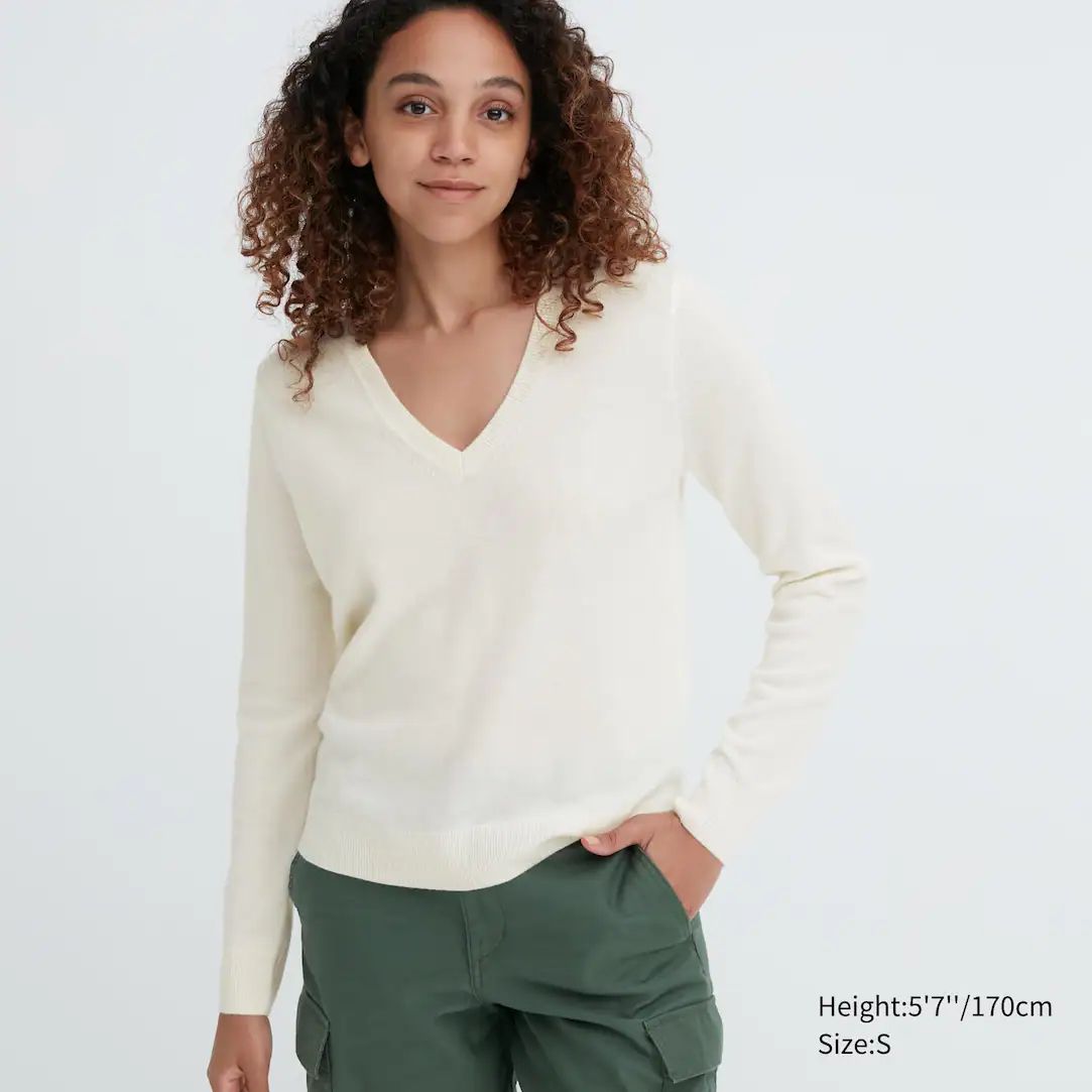 100% Cashmere V Neck Jumper














£79.90






£89.90













	
	   
             ... | UNIQLO (UK)