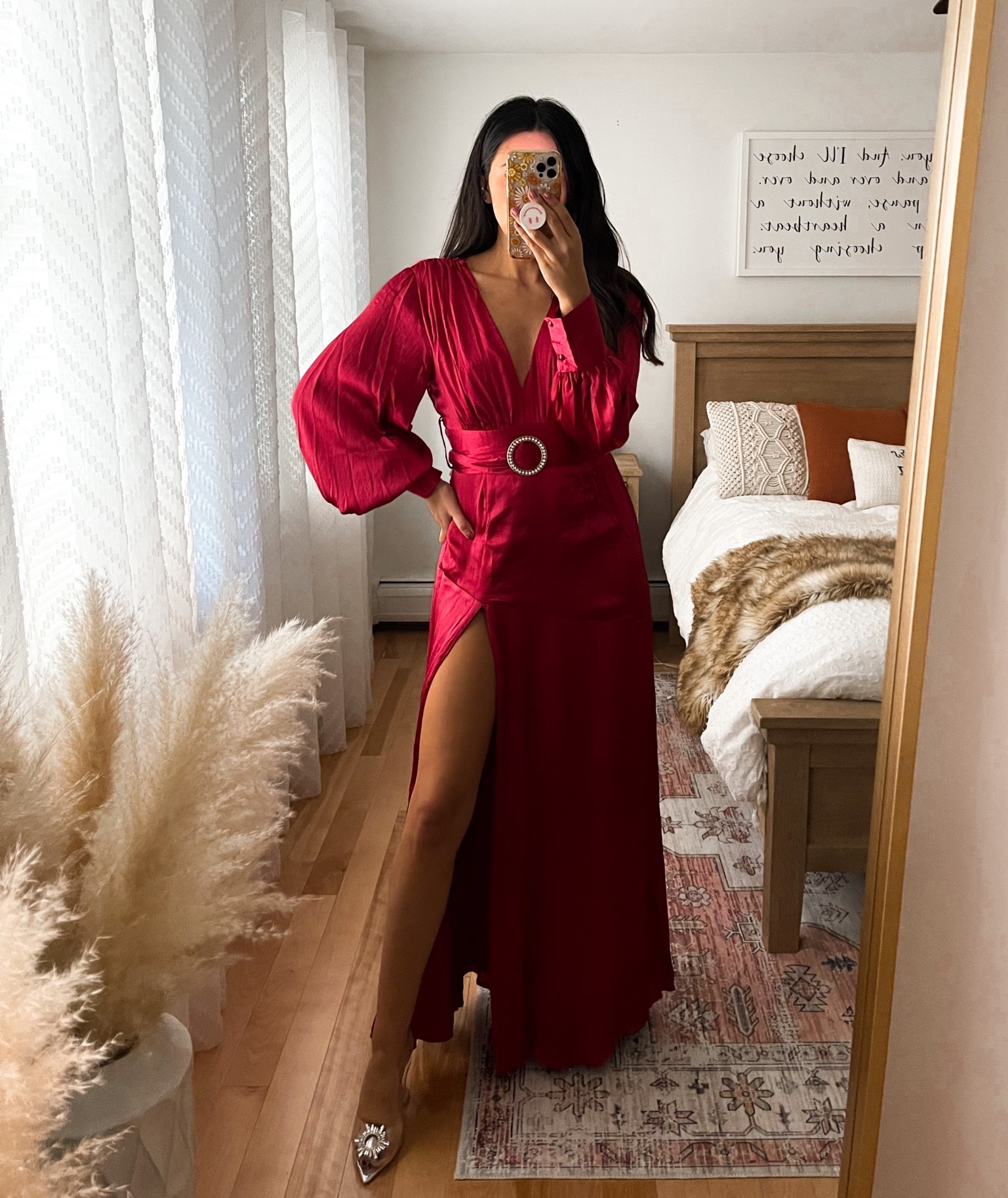 Holiday Christmas Office Party or Winter wedding dress. This stunning red maxi with crystal belt detailing is BEAUTIFUL. Wearing size small. USE SUGARED25 for 25% off!

#LTKwedding #LTKHoliday #LTKsalealert