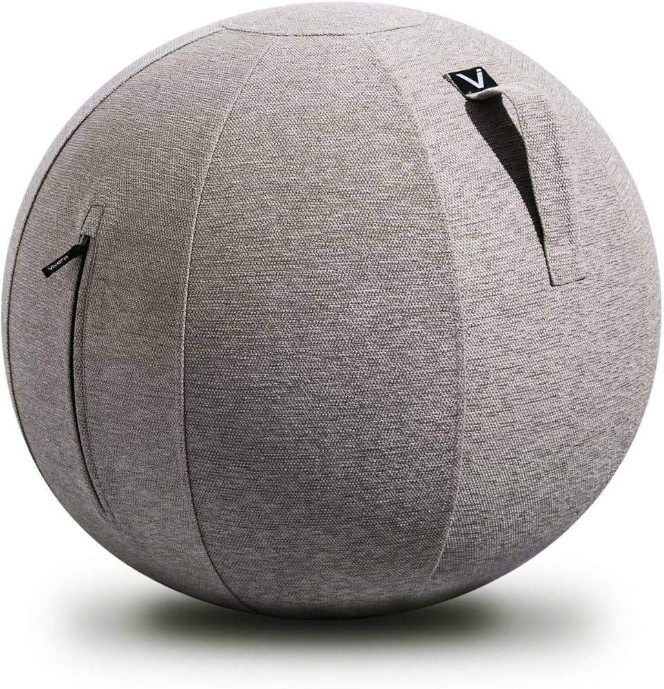 Vivora Luno Exercise Ball Chair, Chenille for Home Offices, Balance Training, Yoga Ball | Amazon (US)