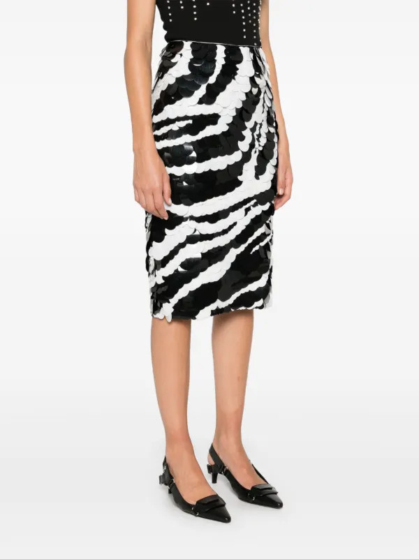 sequinned midi skirt | Farfetch Global