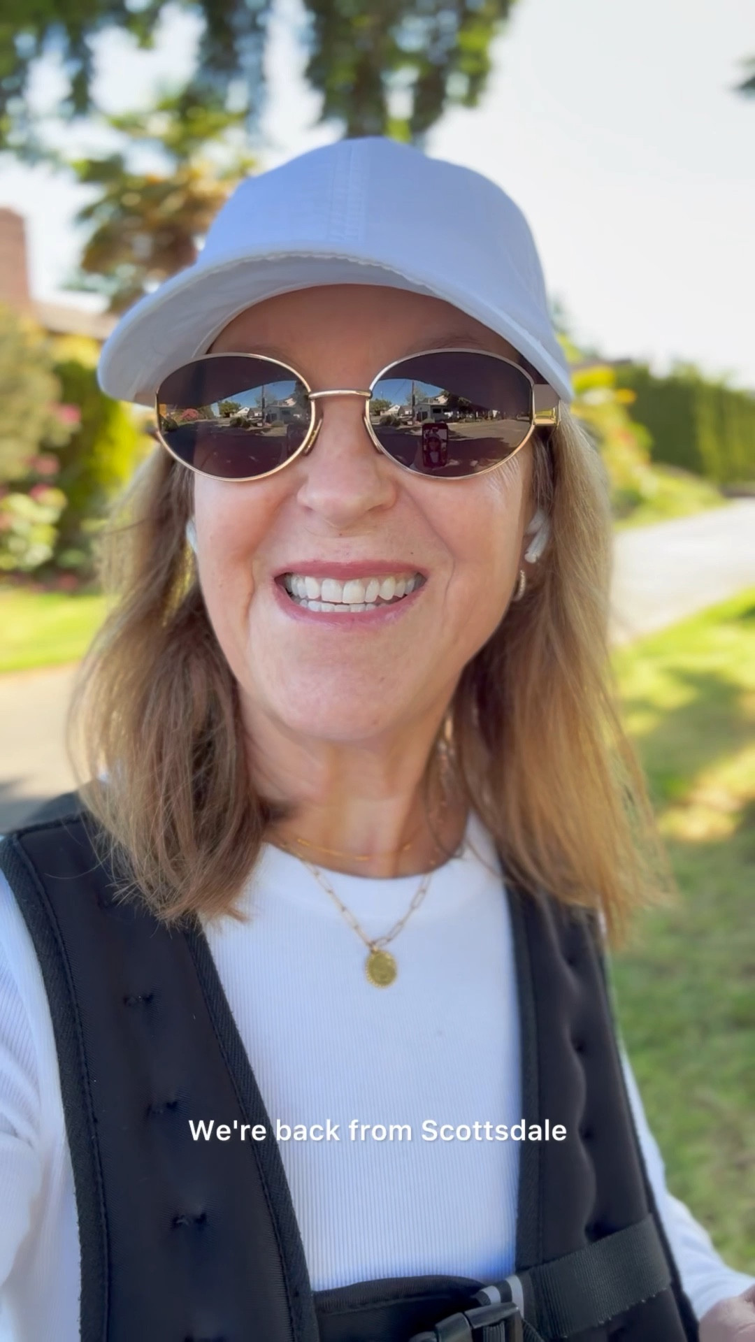 Walking and wearing

Recess x Nordstrom skirt
Lin sleeve shirt
Brooks sneakers
Zella socks
Weighted vest 
Baseball hat
Celine sunnies
Monica Vinader necklace 

#LTKOver40 #LTKFindsUnder100 #LTKActive