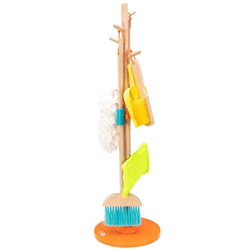 Fat Brain Toys Cleaning Set - Sweep, Scrub, and Shine Cleaning Set Imaginative Play for Ages 3 to 4 | Amazon (US)