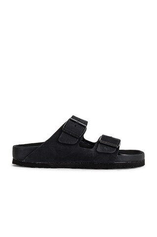 BIRKENSTOCK Arizona Exquisite Sandal in Black from Revolve.com | Revolve Clothing (Global)
