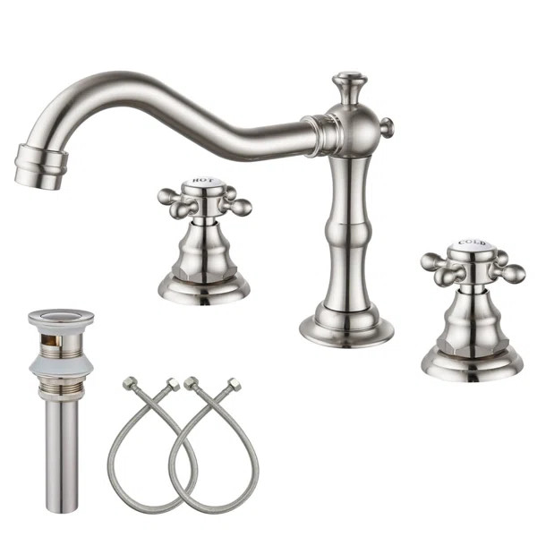 Widespread Bathroom Faucet with Drain Assembly | Wayfair North America