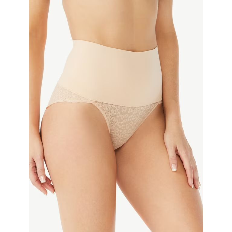 Sofia Intimates by Sofia Vergara Women's Smoothing Seamless Lace Brief | Walmart (US)