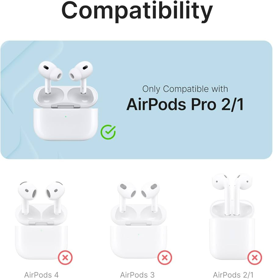 Catalyst Waterproof Case for AirPods Pro 2nd Generation and AirPods Pro 1st Generation - Wireless... | Amazon (US)