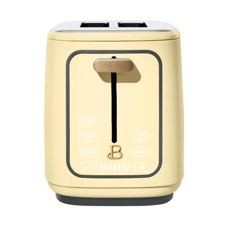 Beautiful 2 Slice Toaster with Touch-Activated Display, Buttercream by Drew Barrymore | Walmart (US)