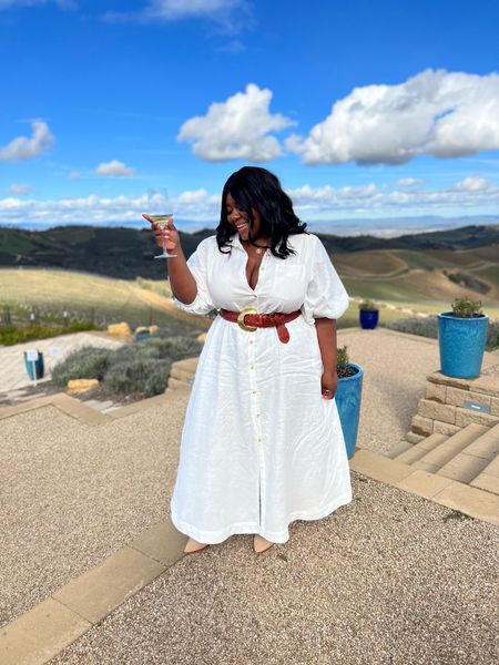 Todays the last day to shop the #LTKSale. My linen dress and few other pieces I’ve styled this week in Cali is 20% off. 

I’m wearing a 2X. 

#LTKSale #LTKcurves #LTKsalealert