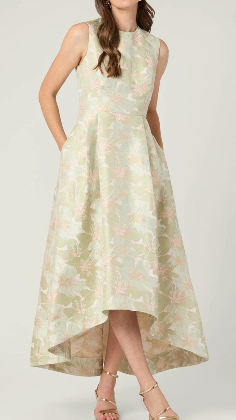 Black tie wedding guest dress - runs small in the chest, size up if needed! No need for alterations. Beautiful brocade fabric! 


#LTKWedding