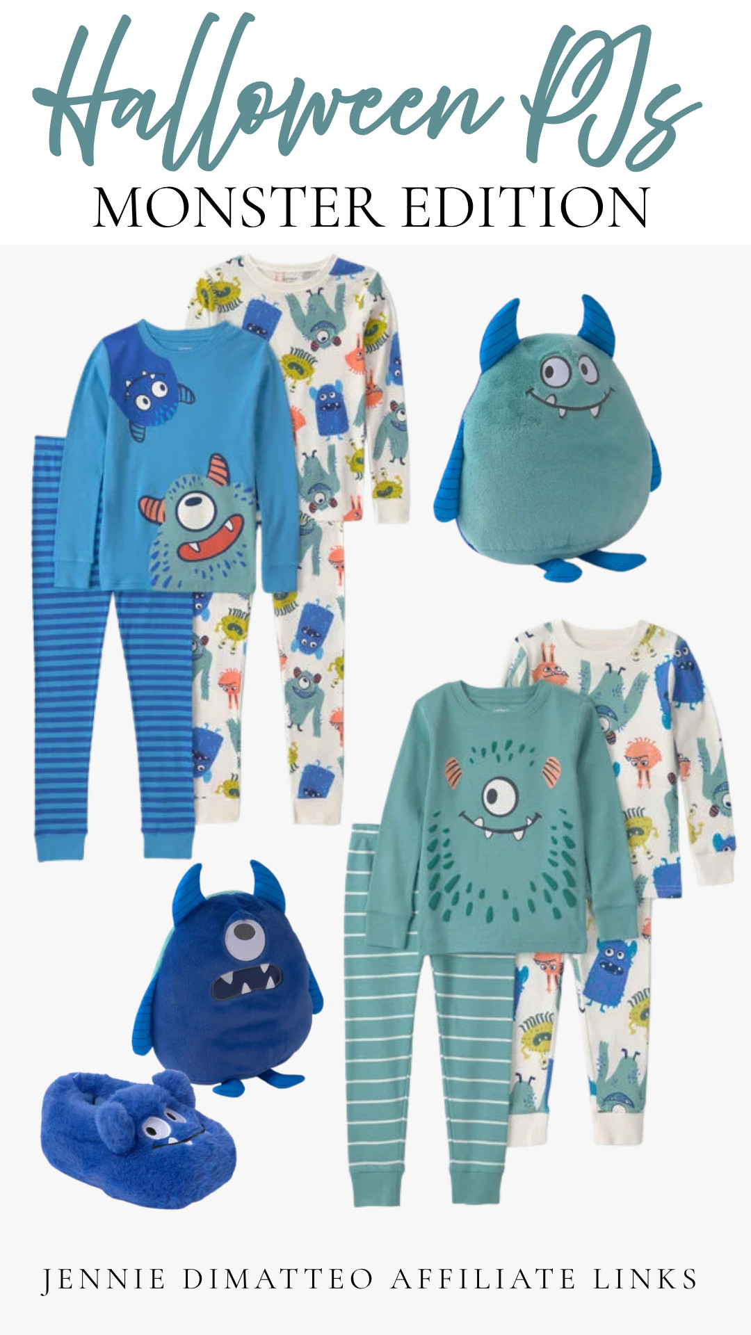 Monster everything for spooky season 👾💙 These PJs + cozy little extras are too cute!

#HalloweenPJs #MonsterPJs #KidsHalloween #ToddlerPJs #SpookySeason #KidsPajamas #CozyKids #HalloweenKids #LTKKids #LTKFamily 

 #LTKootd #LTKBaby #LTKKids
