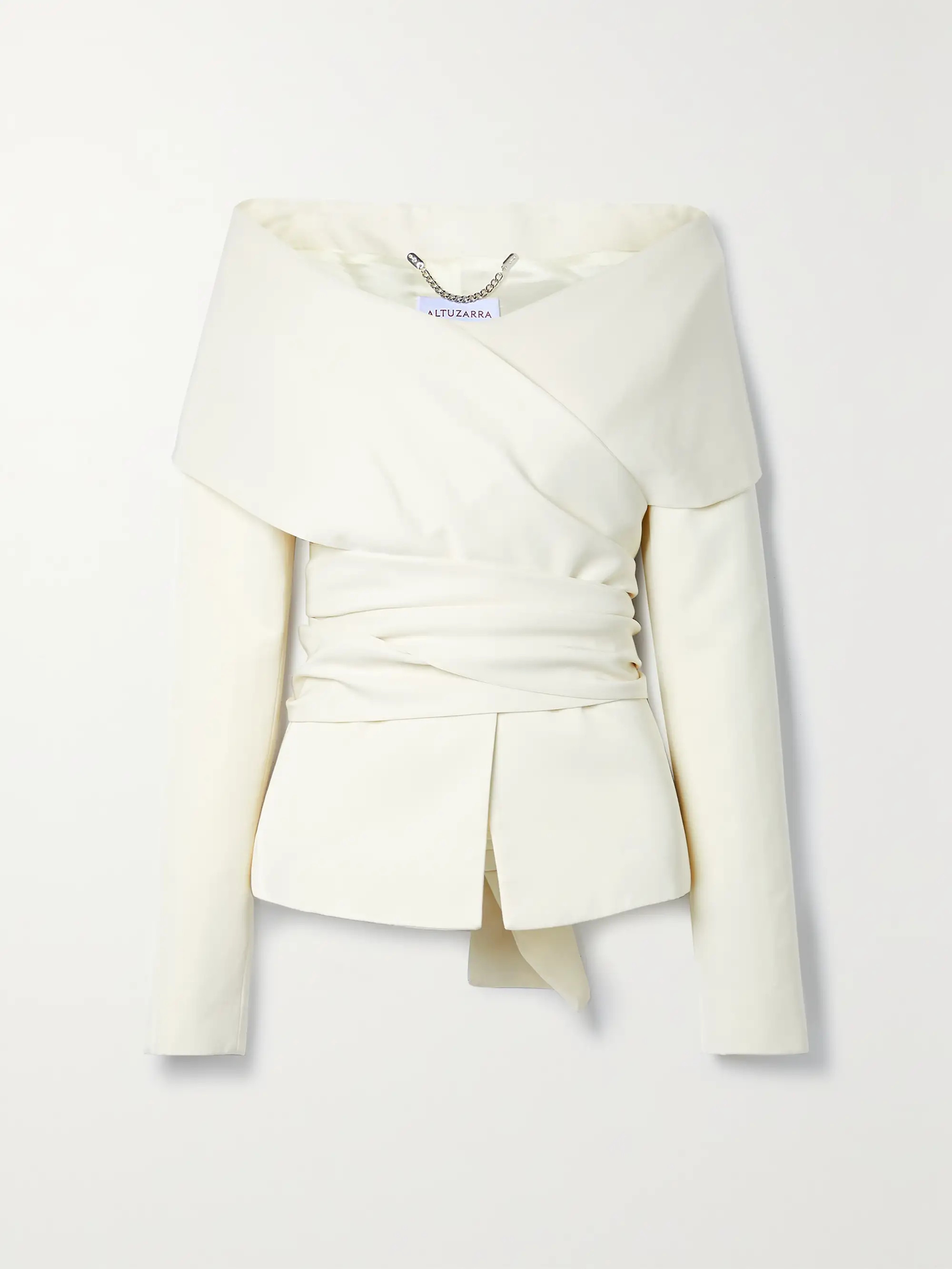 Corinth off-the-shoulder twill top | NET-A-PORTER (US)