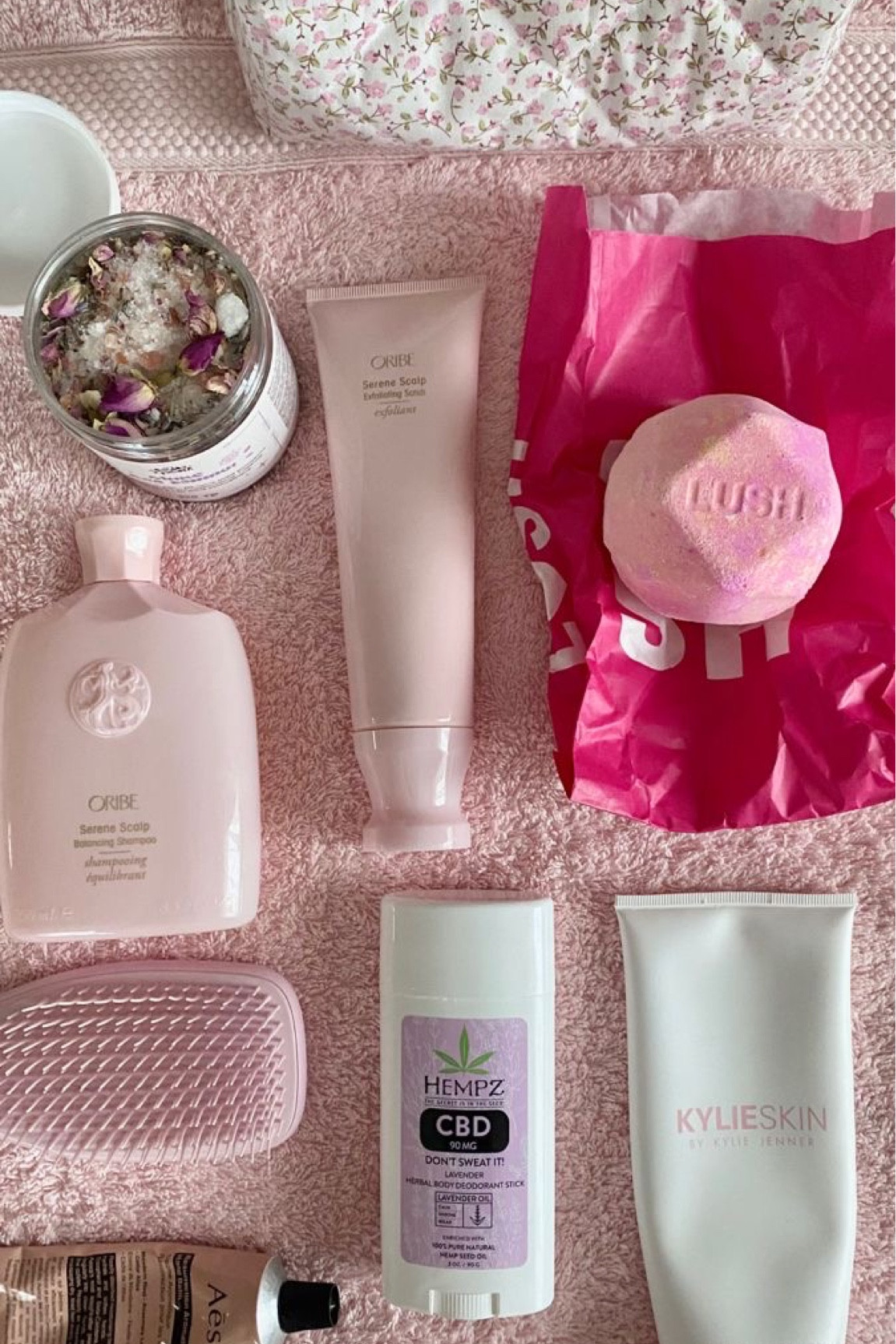 It girl pretty pink combo oribe Aesop and more self care bundle 

#LTKbeauty #LTKitbag #LTKHoliday