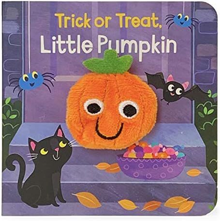 Trick Or Treat Little Pumpkin Finger Puppet Halloween Board Book Ages 0-4 (Children's Interactive... | Amazon (US)