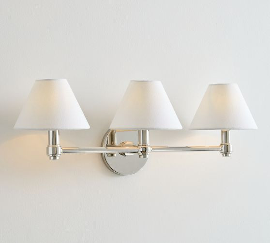 Everett Metal Triple Sconce (24") | Pottery Barn (US)